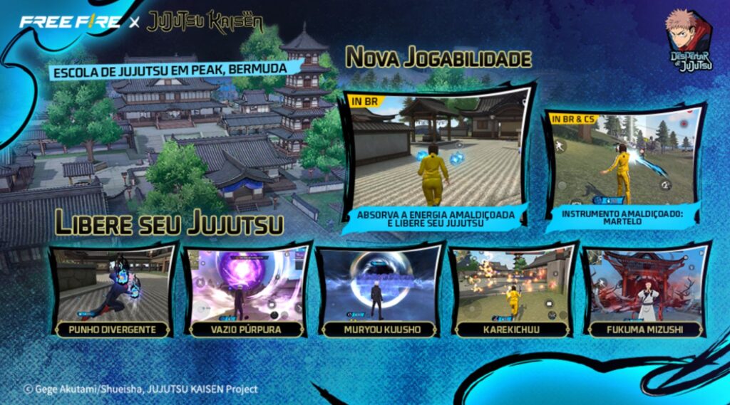 Free Fire Jujutsu Kaisen